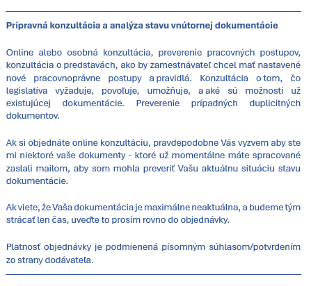 KONZULTÁCIA 